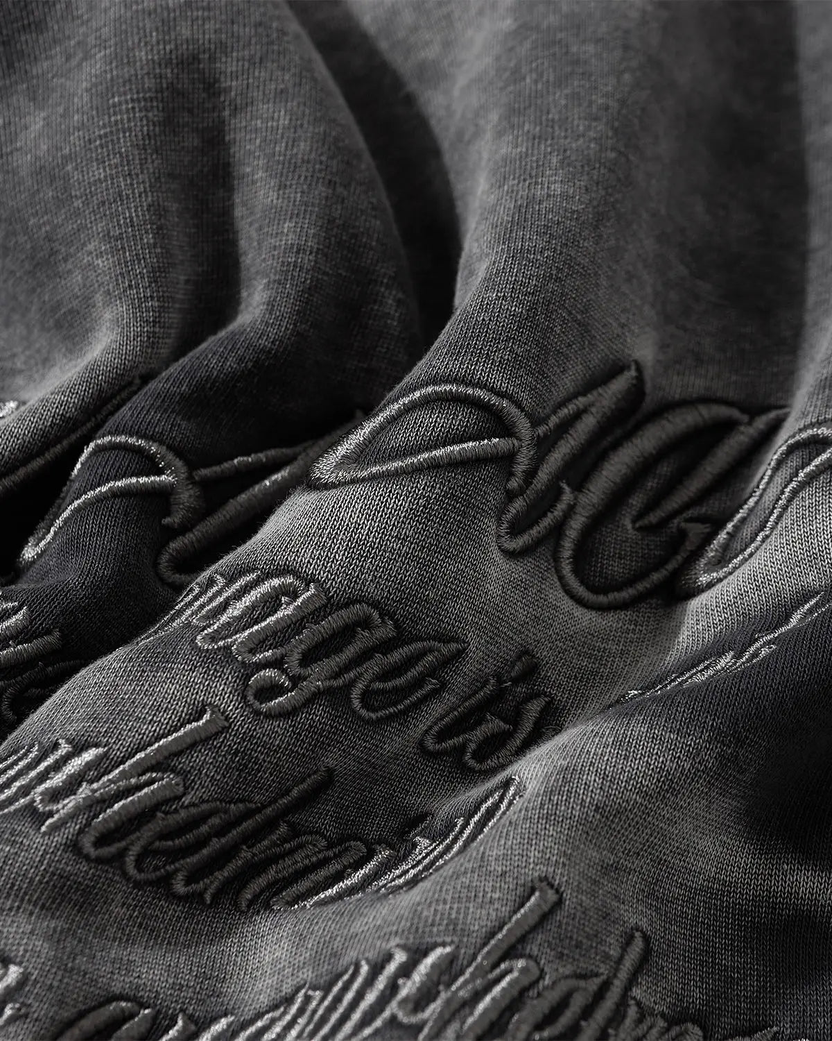 Acid Washed Embroidery Zip Up Hoodies | Flation Streetwear