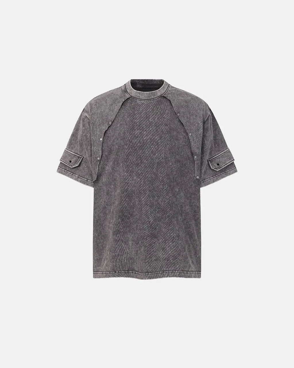 Deconstructed Washed Oversized T-Shirt | Flation Streetwear