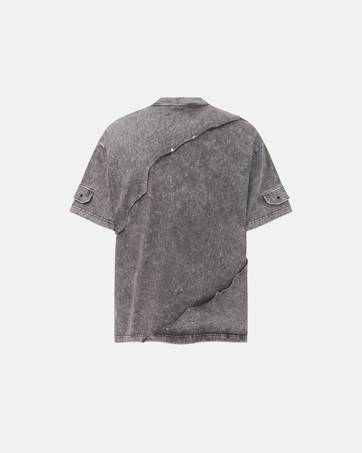 Deconstructed Washed Oversized T-Shirt | Flation Streetwear