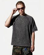 Deconstructed Washed Oversized T-Shirt | Flation Streetwear