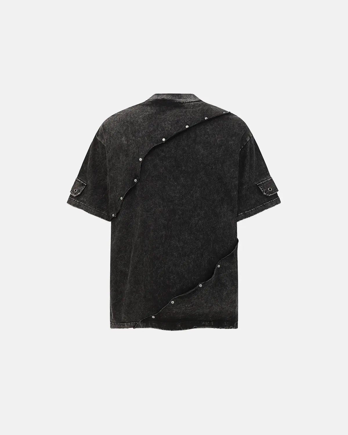 Deconstructed Washed Oversized T-Shirt | Flation Streetwear
