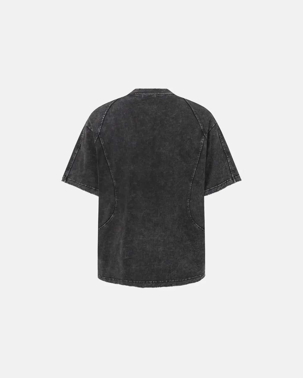 Distressed Washed Zip Sleeve T-Shirt | Flation Streetwear