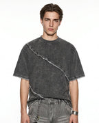 Raw Edge Deconstructed T-Shirt | Flation Streetwear