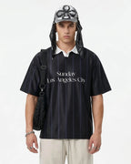 Vintage Striped Polo Jersey | Flation Streetwear