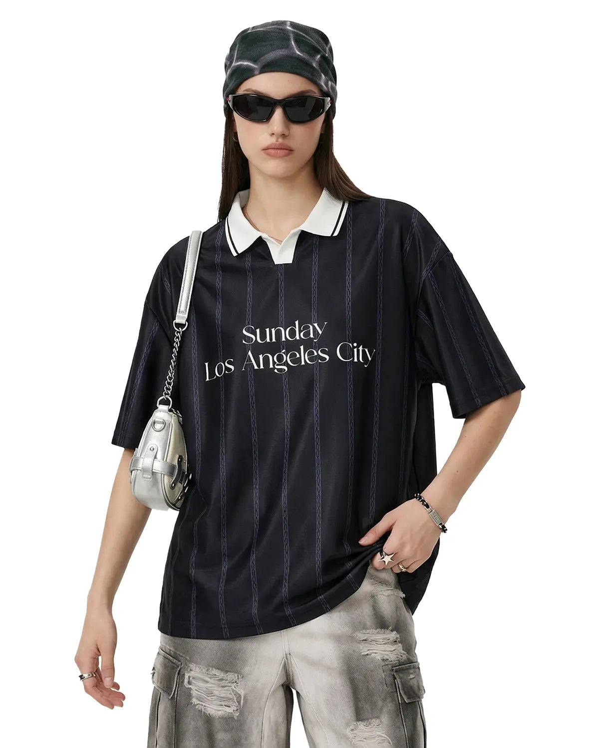 Vintage Striped Polo Jersey | Flation Streetwear