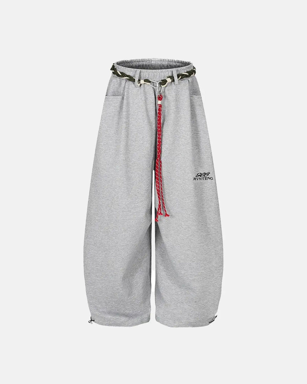 Baggy Wide Leg Sweatpants with Waistband | Flation Streetwear