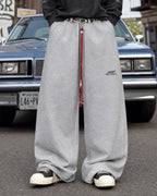 Baggy Wide Leg Sweatpants with Waistband | Flation Streetwear