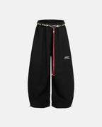 Baggy Wide Leg Sweatpants with Waistband | Flation Streetwear