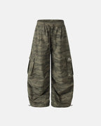 Camouflage Cargo Barrel Pants | Flation Streetwear