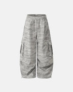 Camouflage Cargo Barrel Pants | Flation Streetwear