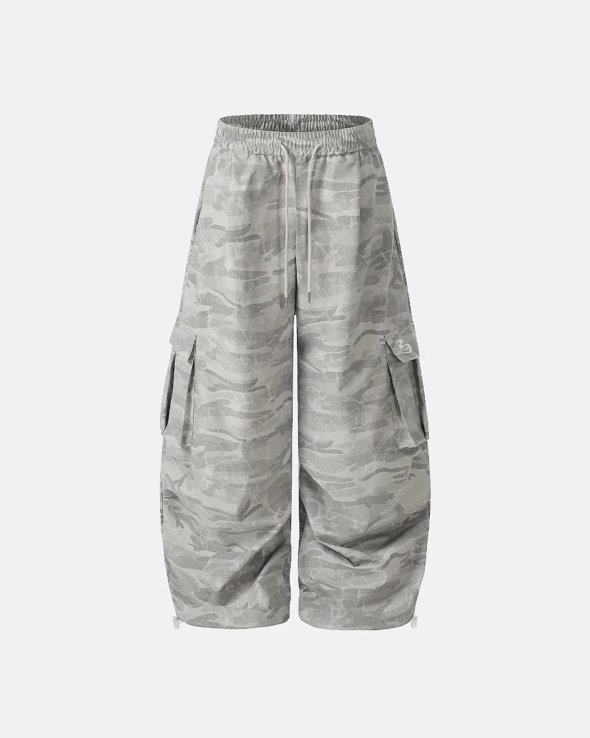 Camouflage Cargo Barrel Pants | Flation Streetwear