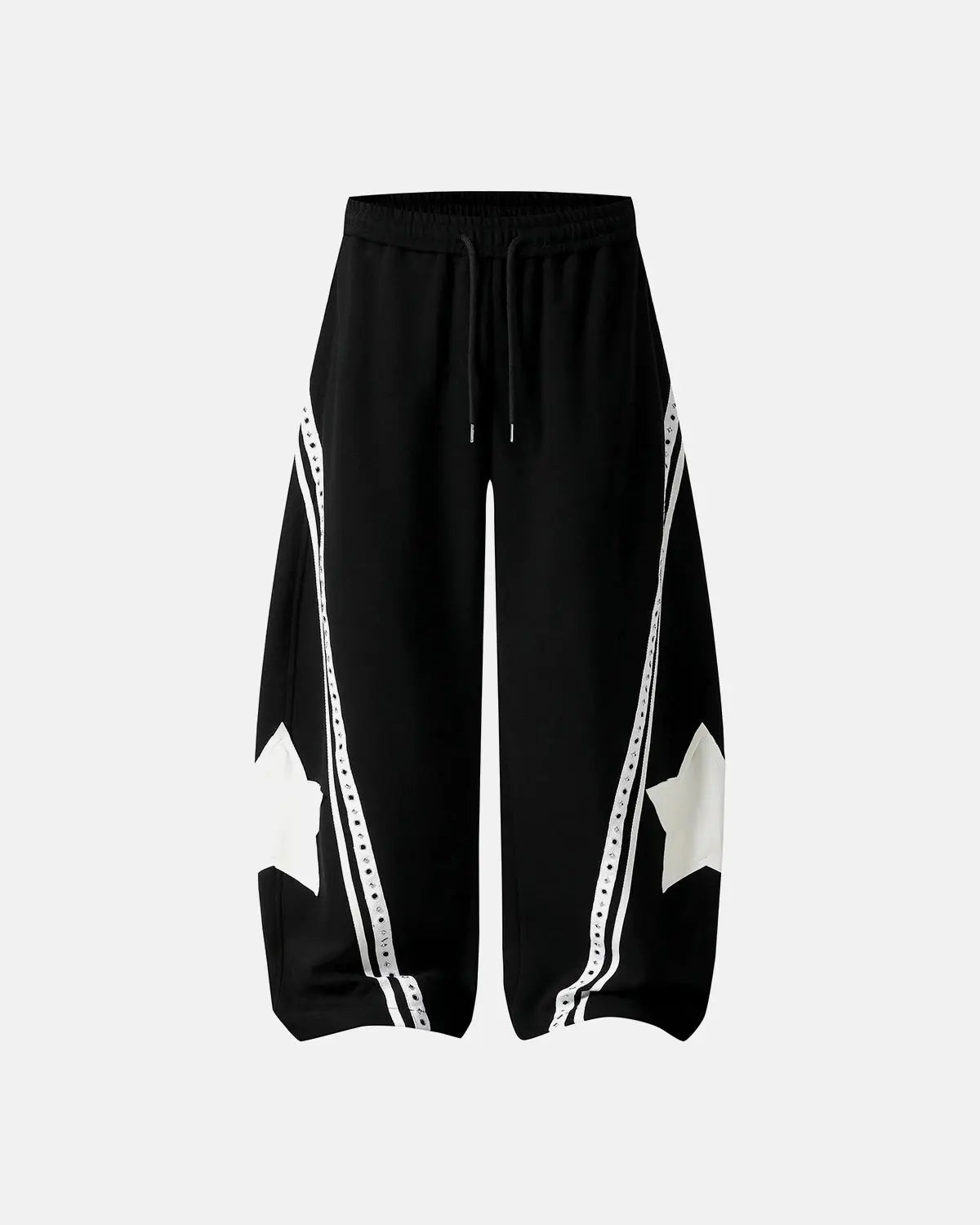 Contrast Patchwork Barrel Sweatpants | Flation Streetwear