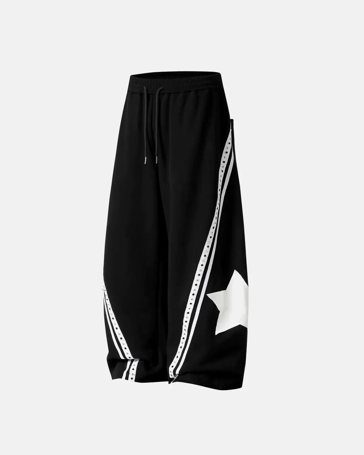 Contrast Patchwork Barrel Sweatpants | Flation Streetwear