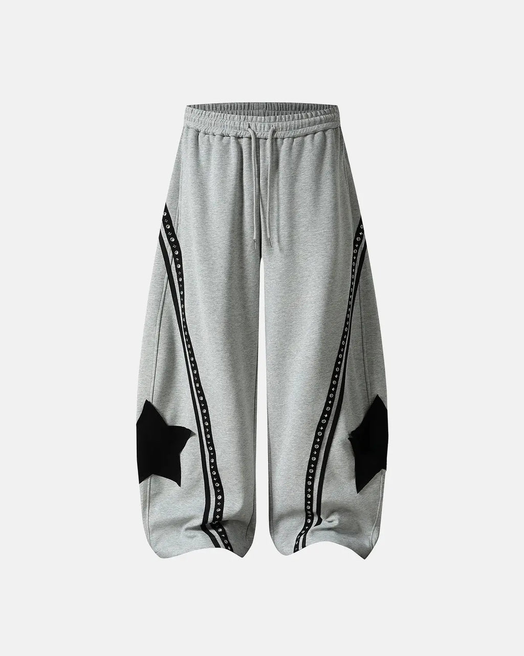 Contrast Patchwork Barrel Sweatpants | Flation Streetwear