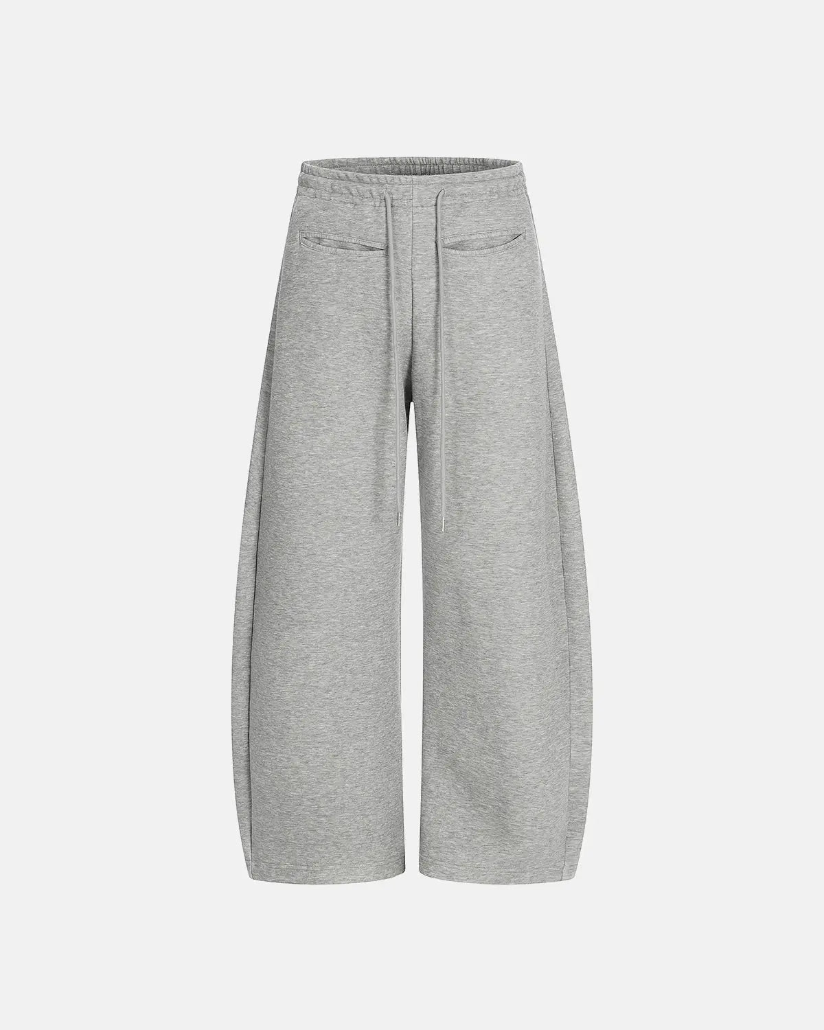 Curved Wide-Leg Sweatpants | Flation Streetwear
