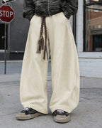 Deconstructed Wide Leg Sweatpants | Flation Streetwear