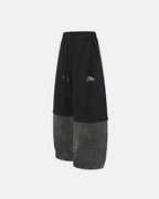 Denim Detachable Patchwork Barrel Joggers | Flation Streetwear
