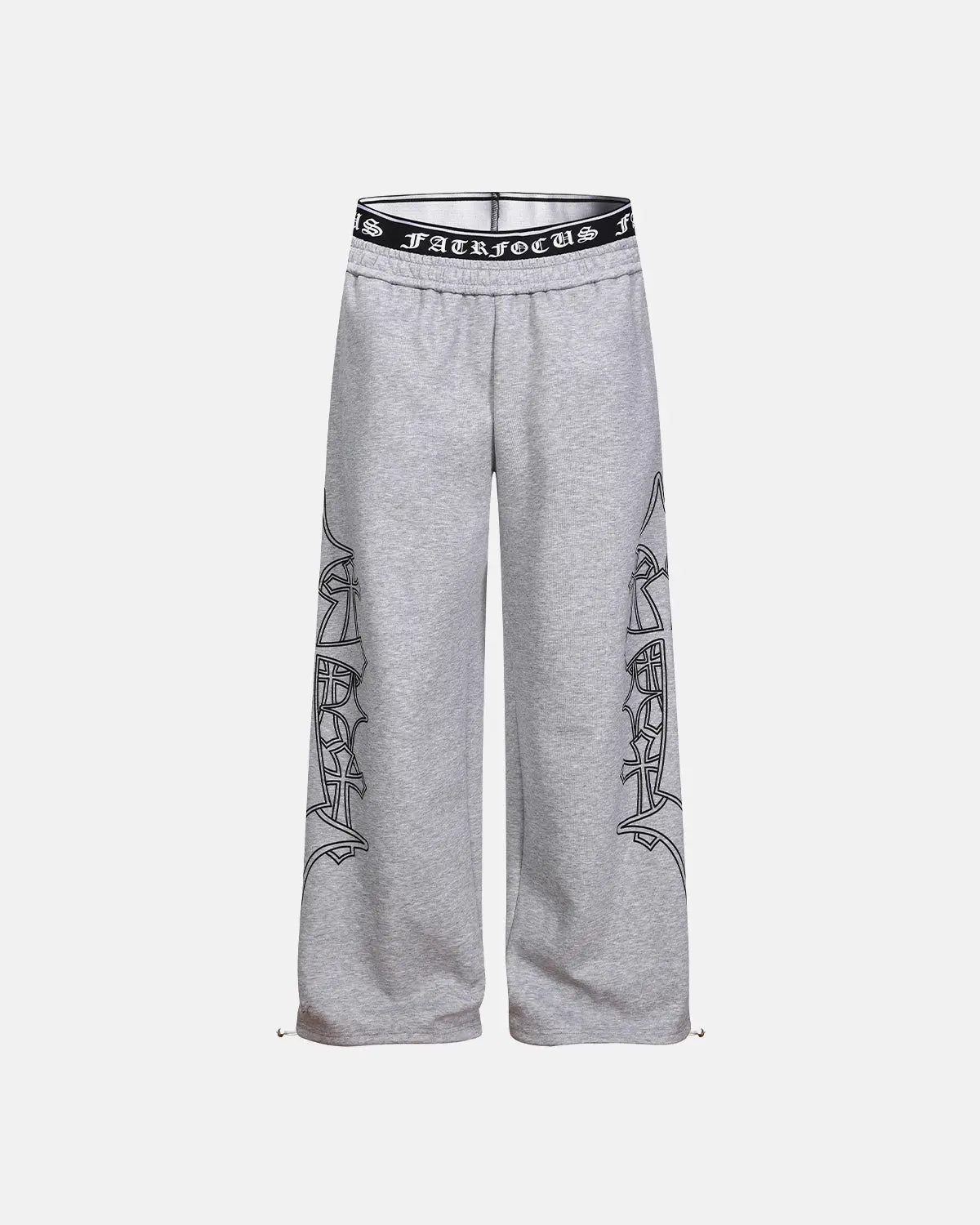 Gothic Layered Baggy Sweatpants | Flation Streetwear