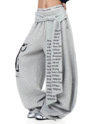 Graphic Printing Baggy Sweatpants | Flation Streetwear