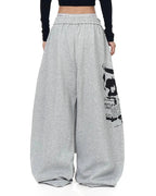 Graphic Printing Baggy Sweatpants | Flation Streetwear