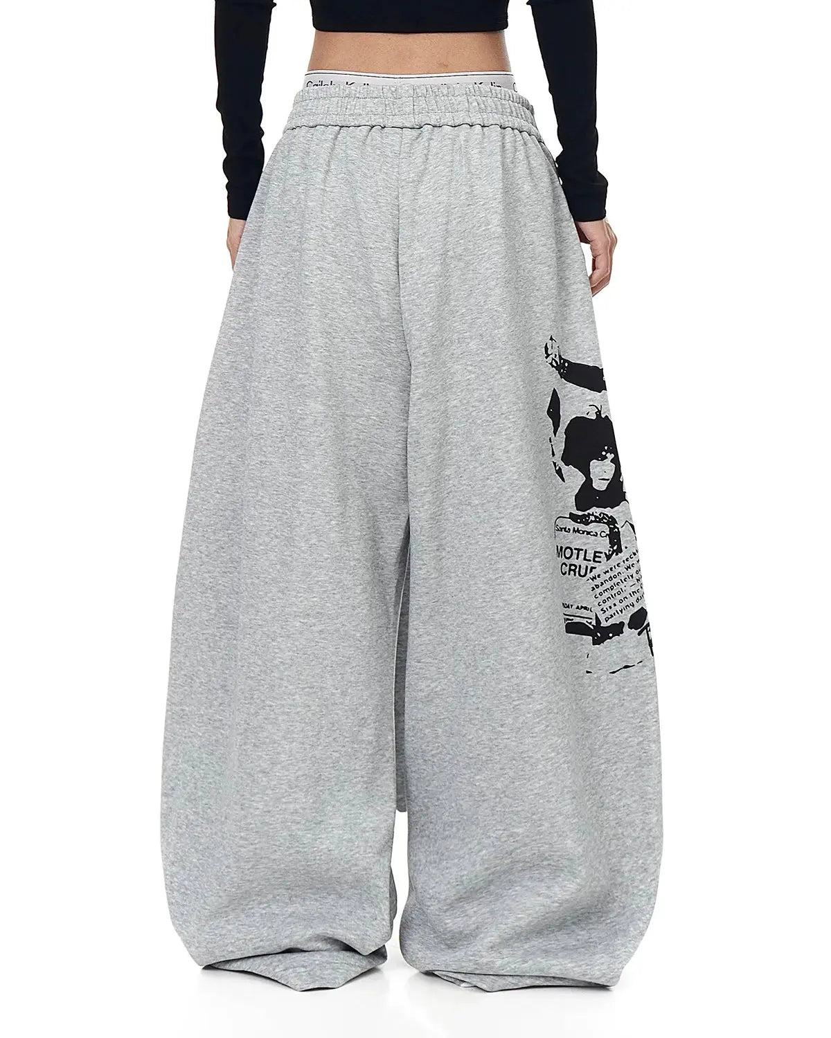 Graphic Printing Baggy Sweatpants | Flation Streetwear