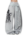 Graphic Printing Baggy Sweatpants | Flation Streetwear