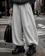 Grey Baggy Jogger Sweatpant | Flation Streetwear