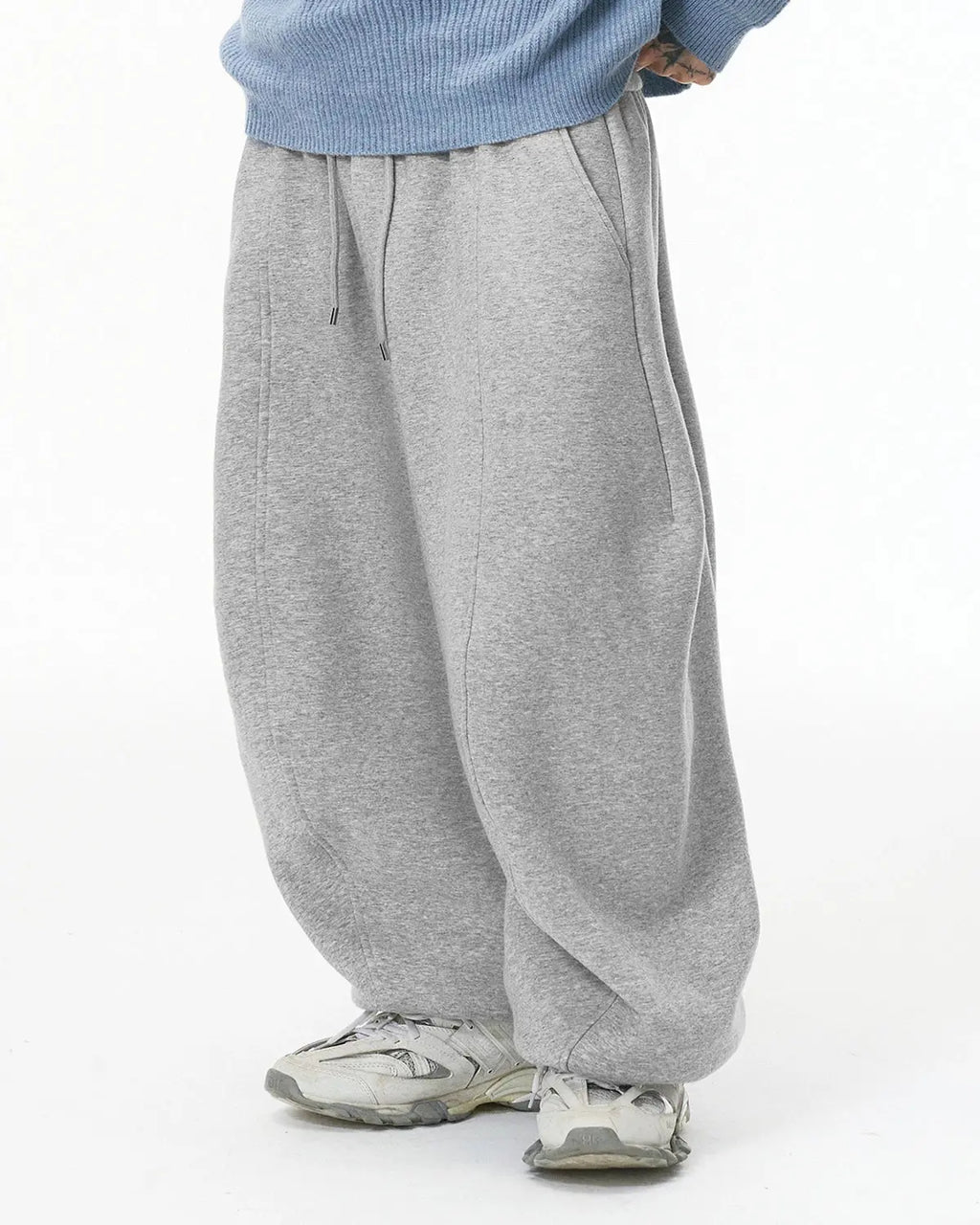 Grey Baggy Jogger Sweatpant | Flation Streetwear