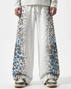 Leopard Graphic Barrel Sweatpants | Flation Streetwear