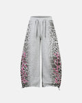 Leopard Graphic Barrel Sweatpants | Flation Streetwear