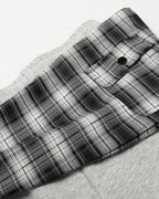 Plaid Layered Baggy Sweatpants | Flation Streetwear