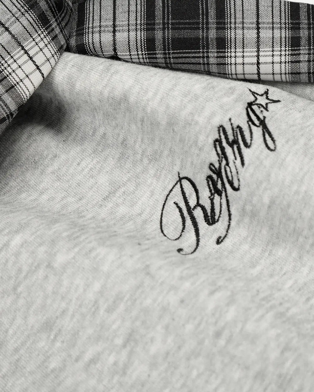 Plaid Layered Baggy Sweatpants | Flation Streetwear