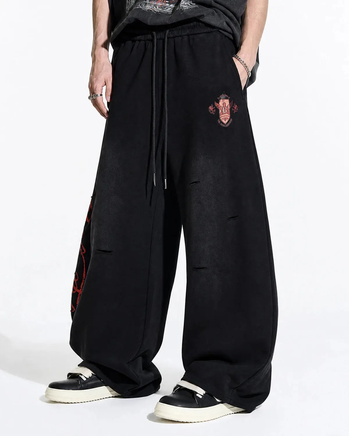Vintage Washed Barrel Sweatpants | Flation Streetwear