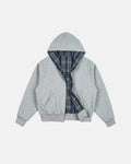 Reversible Plaid Cropped Hoodies | Flation Streetwear