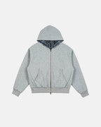 Reversible Plaid Cropped Hoodies | Flation Streetwear