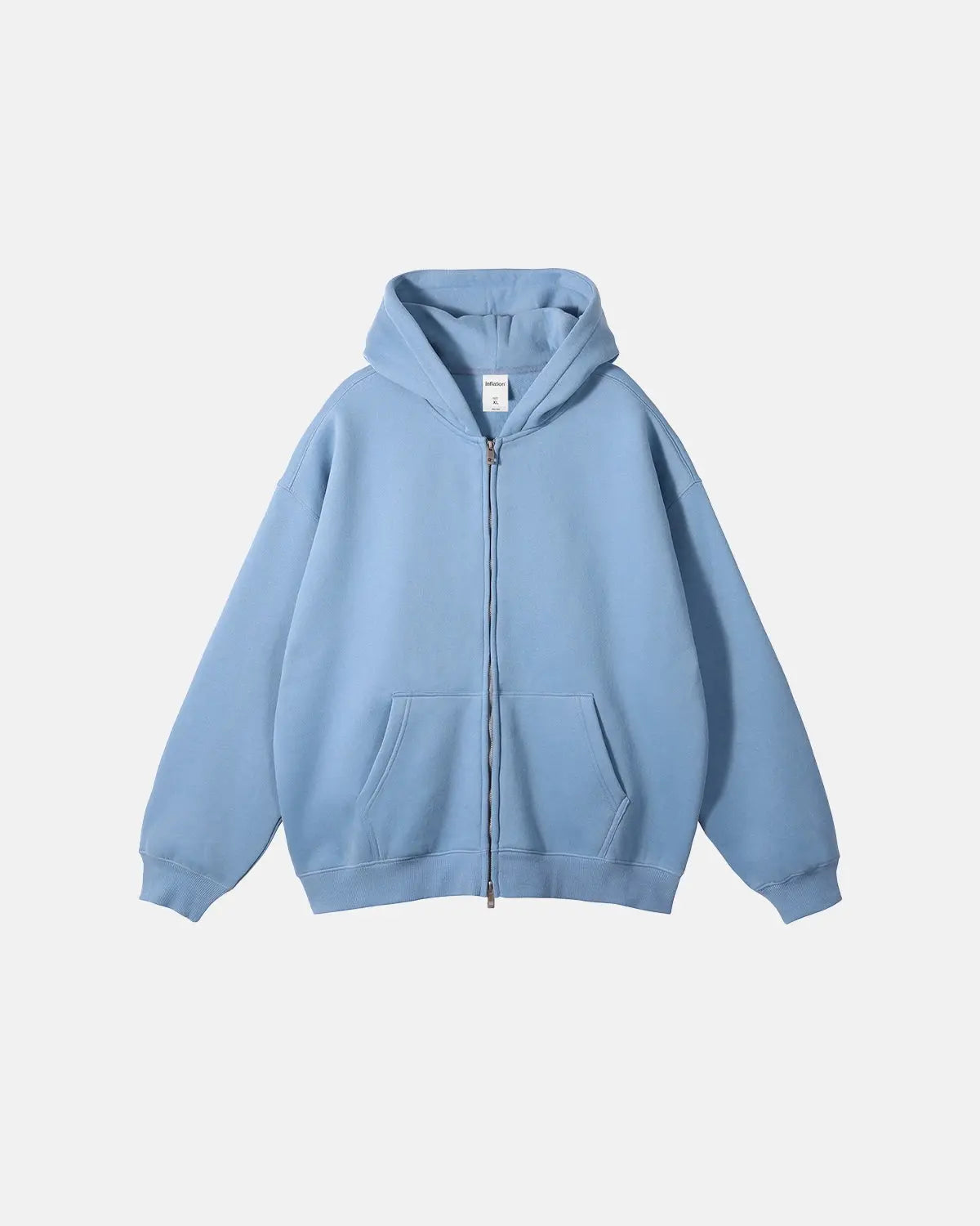Fleece Double Zip Up Hoodies | Flation Streetwear