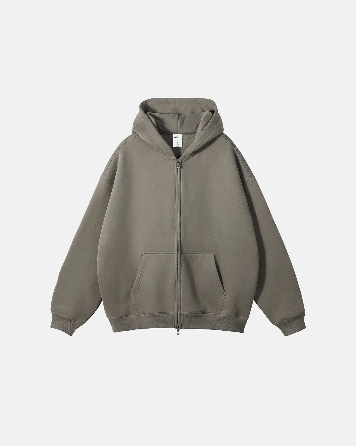 Fleece Double Zip Up Hoodies | Flation Streetwear