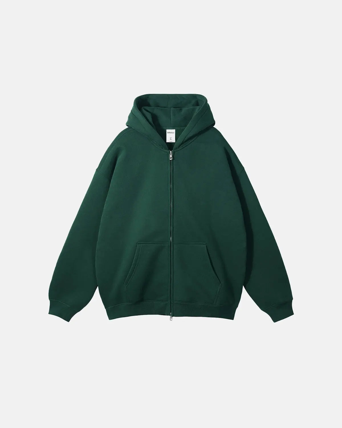Fleece Double Zip Up Hoodies | Flation Streetwear