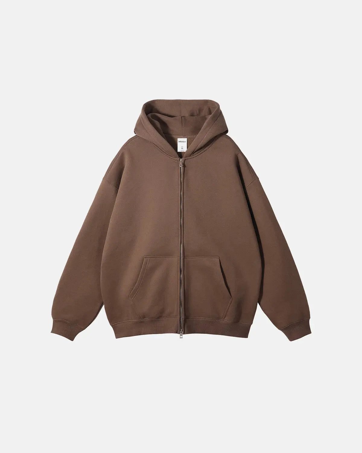 Fleece Double Zip Up Hoodies | Flation Streetwear