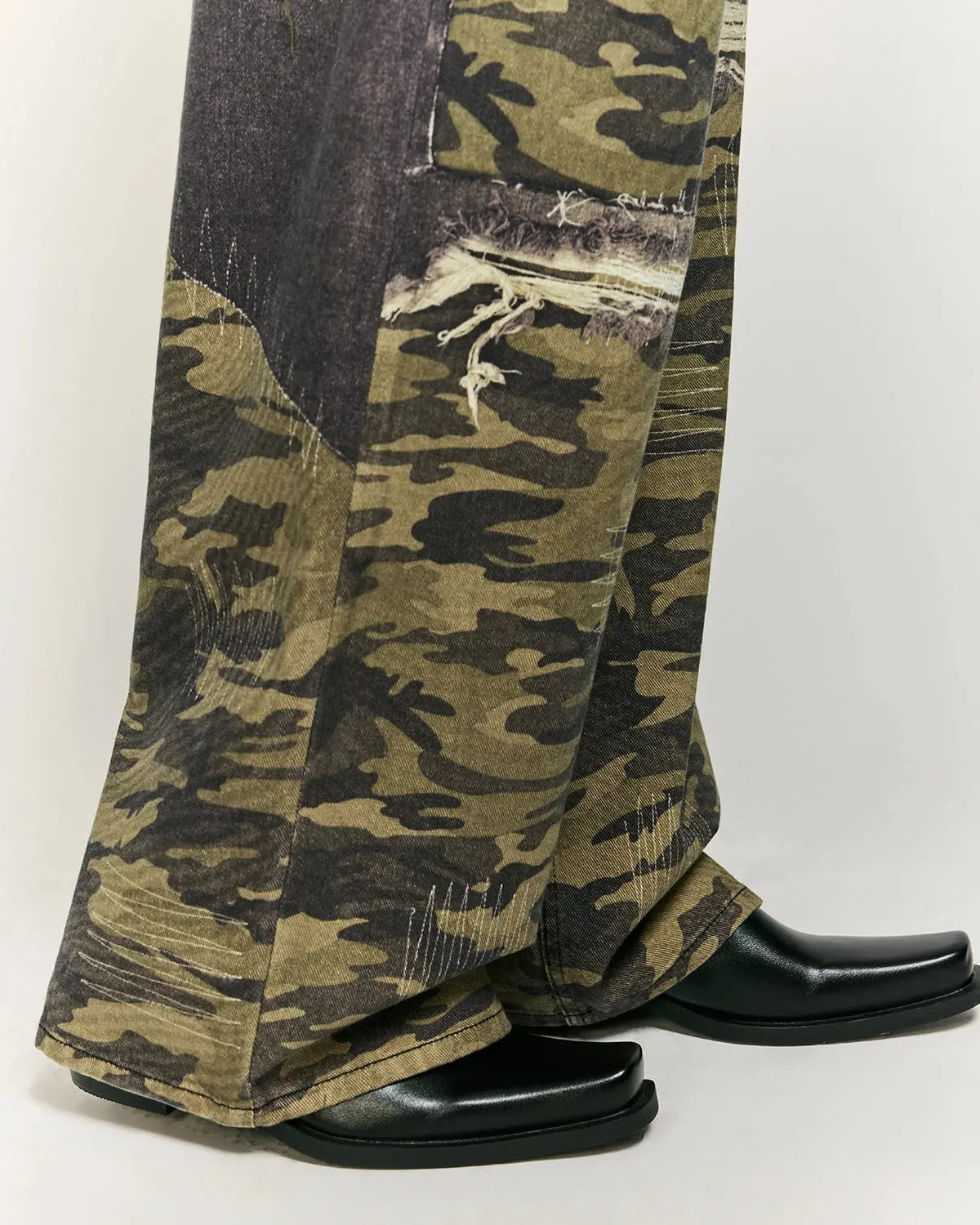 Camo Digital  Printing Baggy Jeans | Flation Streetwear