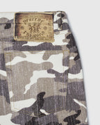 Patchwork Effect Print Baggy Jeans | Flation Streetwear