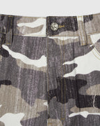 Patchwork Effect Print Baggy Jeans | Flation Streetwear