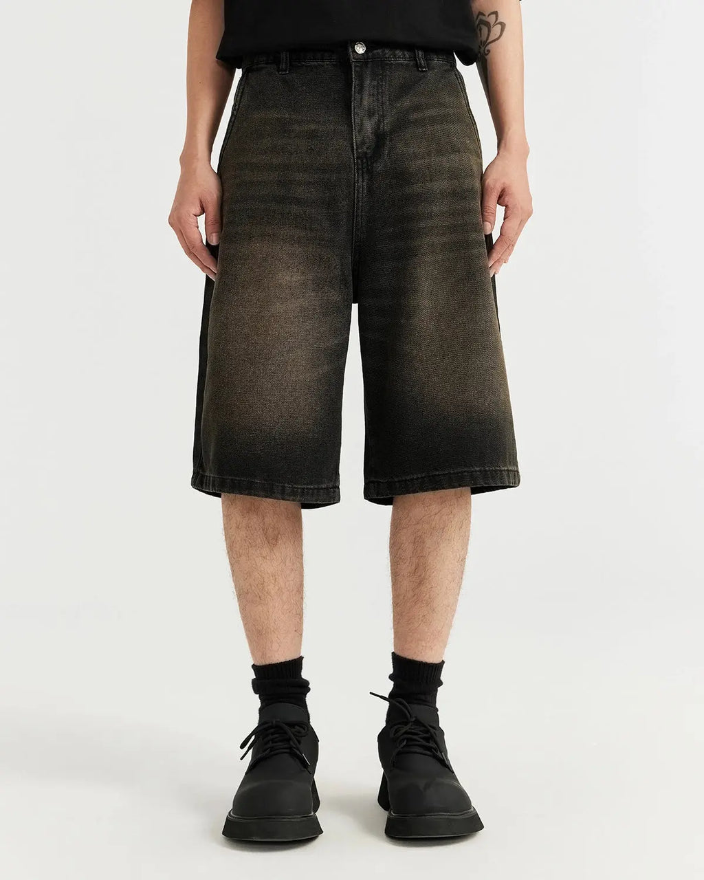 Retro Washed Jorts | Flation Streetwear