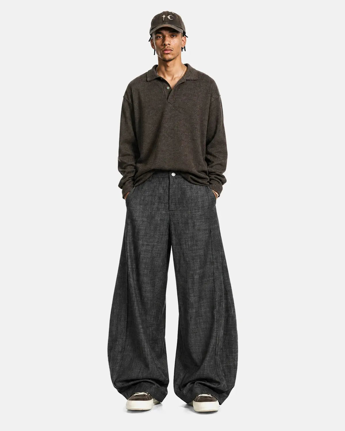 Lightweight Structured Barrel Jeans | Flation Streetwear