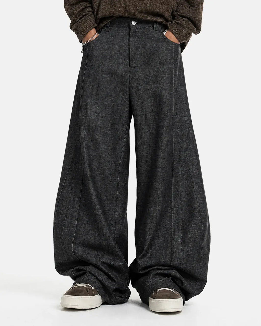 Lightweight Structured Barrel Jeans | Flation Streetwear