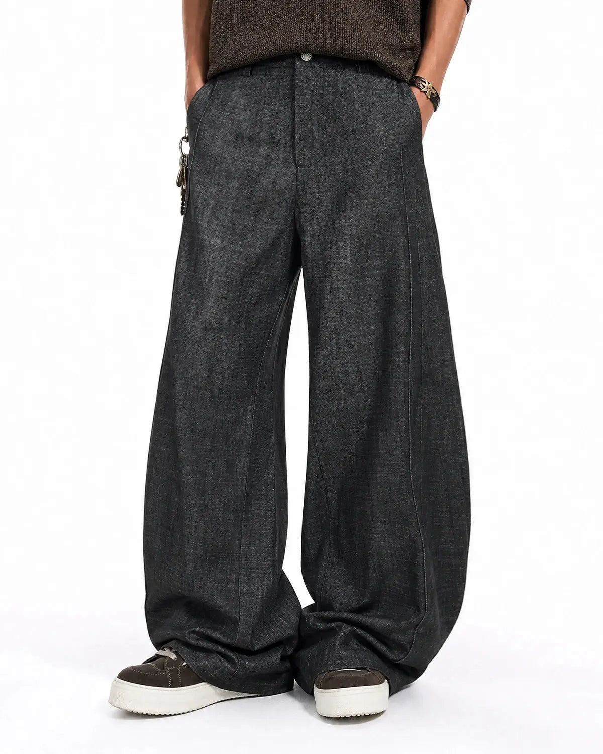 Lightweight Structured Barrel Jeans | Flation Streetwear