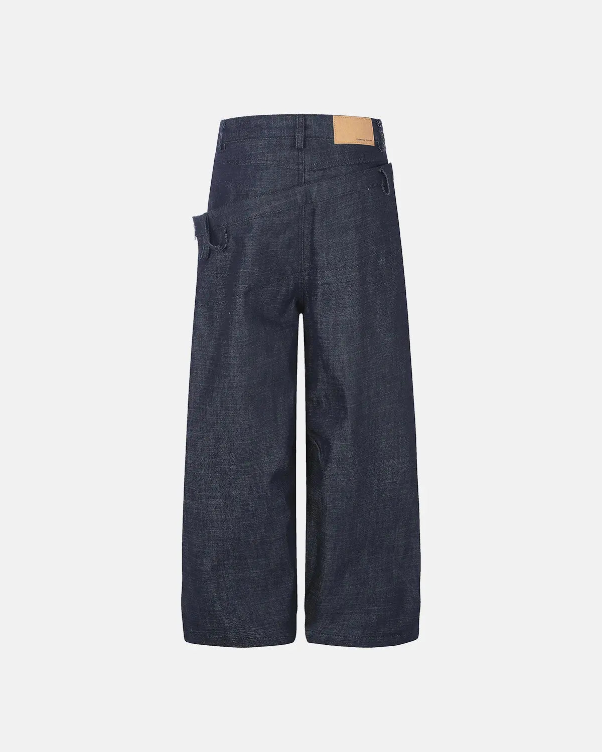 Asymmetric Wrap Waist Baggy Jeans | Flation Streetwear