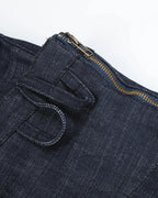 Asymmetric Wrap Waist Baggy Jeans | Flation Streetwear