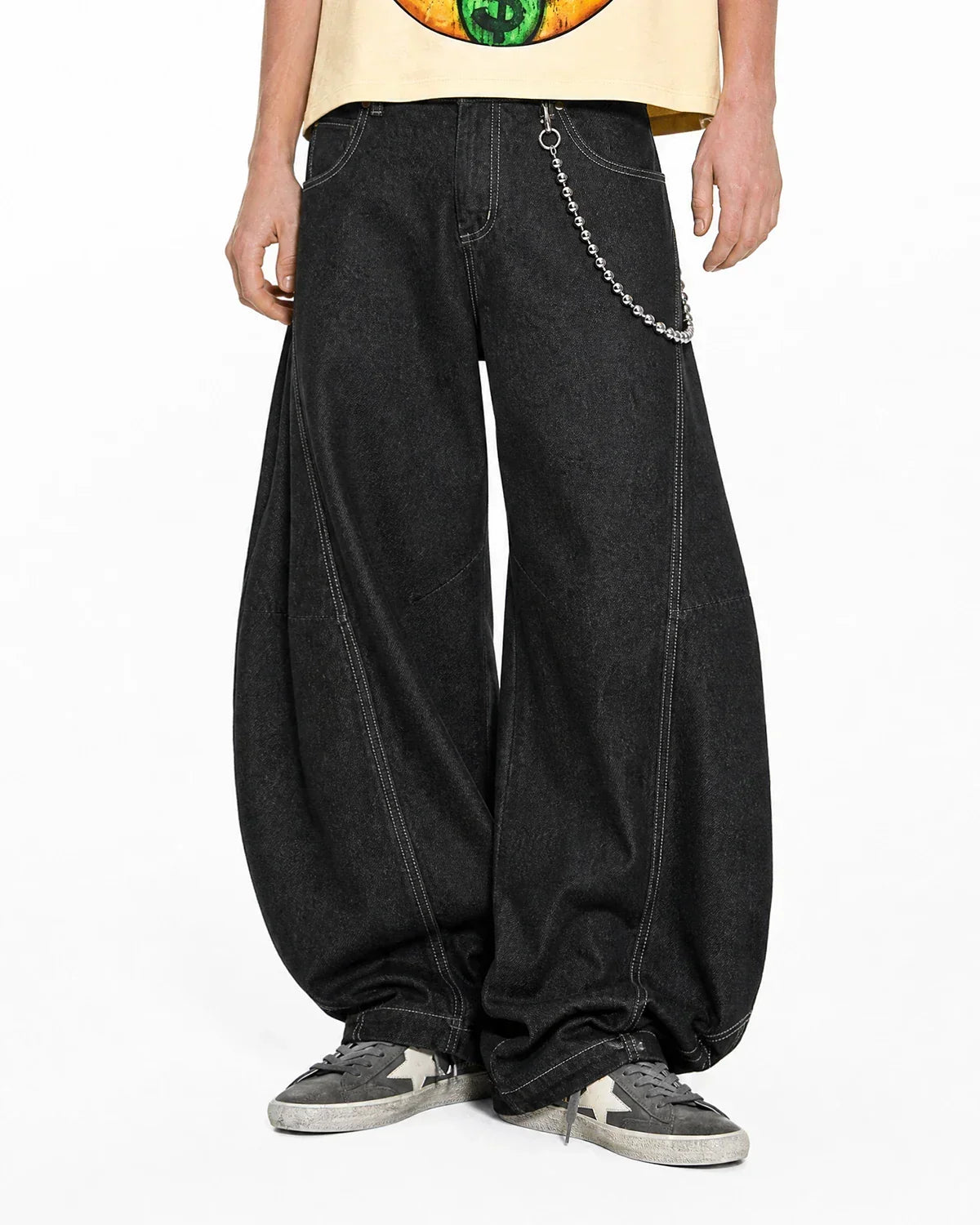 Raw Color Super Baggy Jeans | Flation Streetwear