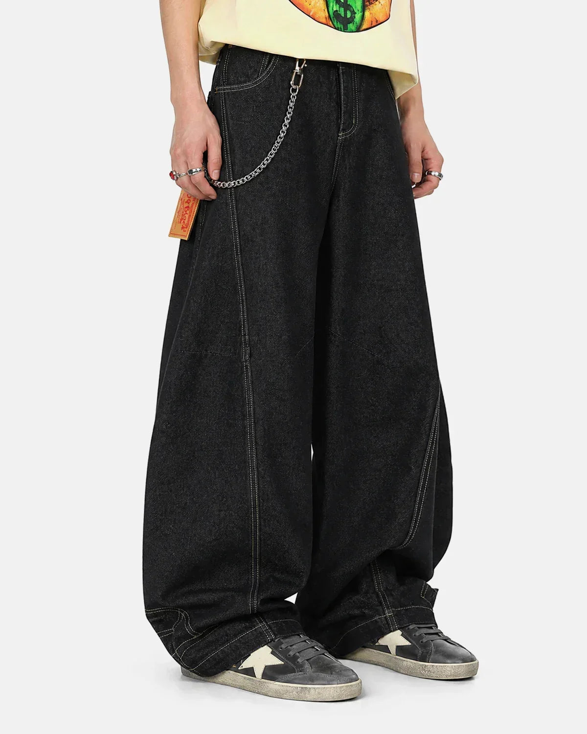 Raw Color Super Baggy Jeans | Flation Streetwear